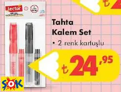 LECTOR TAHTA KALEM SET 2 RENK KARTUŞLU